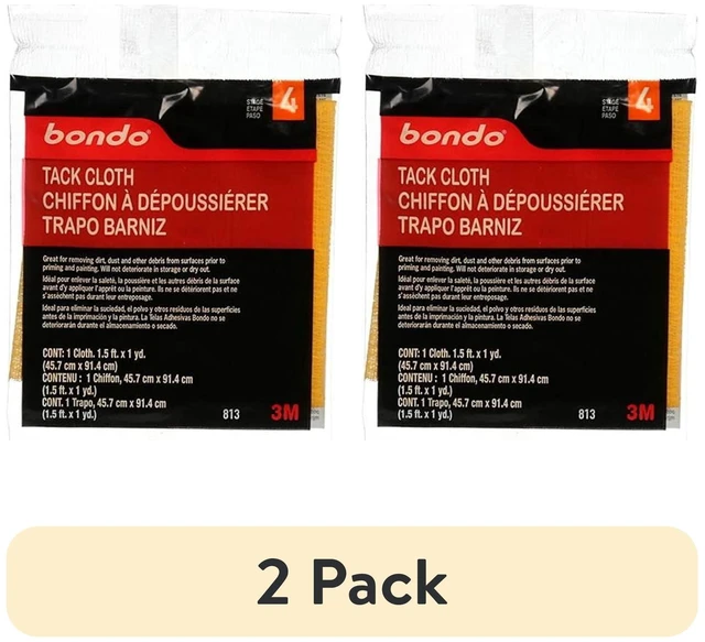 Main image of Bondo 813SRP Tack Cloth (2 Pack), Long Lasting