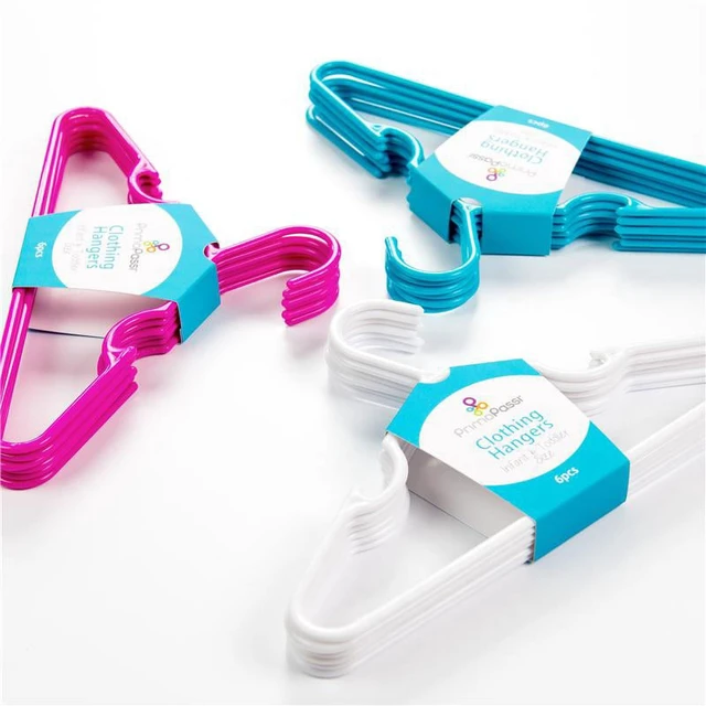 Alt view image 2 of 6 - Primo Passi Infant & Toddler Clothing Hangers (Set of 6) - Blue