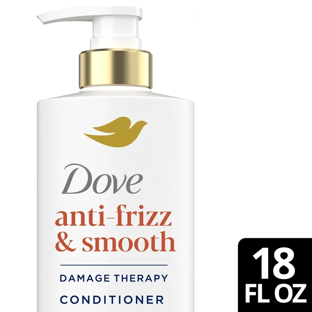 Alt view image 4 of 6 - Dove Anti-Frizz & Smooth Conditioner for Frizz-Prone Hair with Bio-Protein Care Technology and Shea Butter, 18 Fl Oz