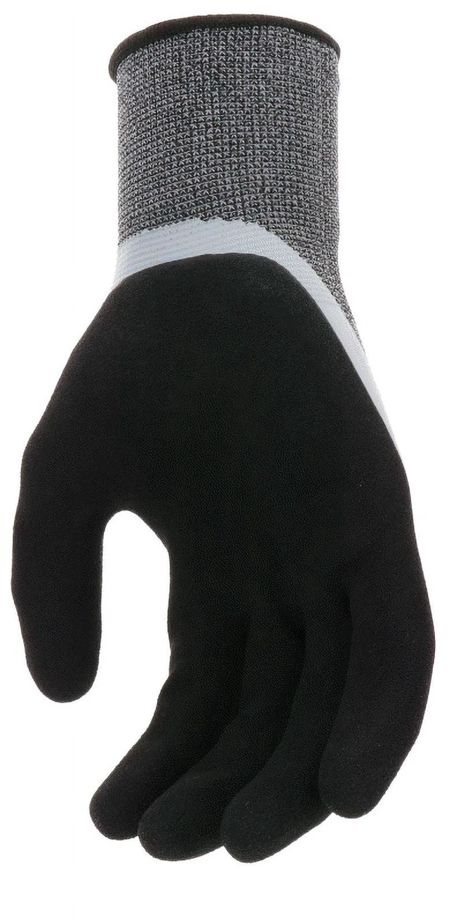 Alt view image 3 of 6 - Hyper Tough Double Dipped Latex Work Gloves, Large, 1 Pair