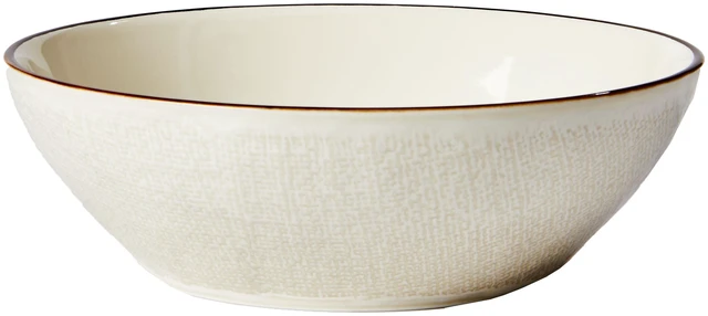 Main image of Better Homes & Gardens Murphy Cream Stoneware Dinner Bowl 7.37in