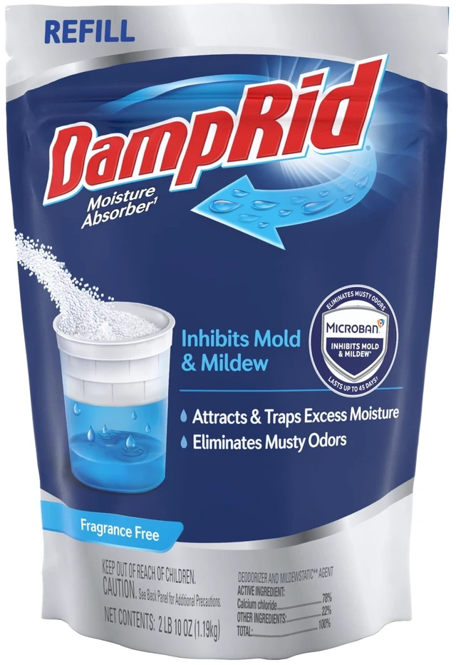 Main image of DampRid Moisture Absorber Refill Bag, 42oz, Fragrance Free, 1 Count