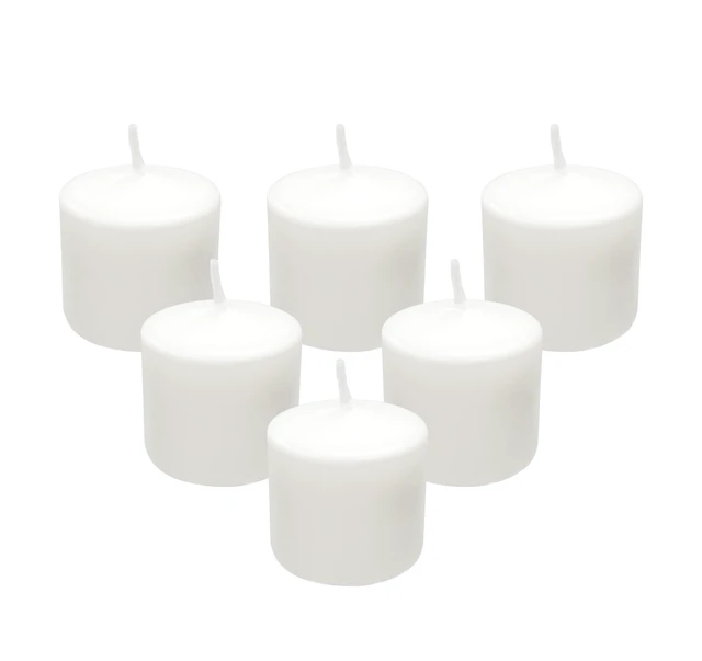 Alt view image 2 of 6 - Mainstays Unscented Votive Candles, White, 16Count