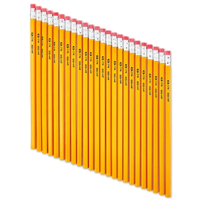 Alt view image 2 of 5 - Pen+Gear #2 HB Sharpened Wood Pencils, Yellow, 48 Count