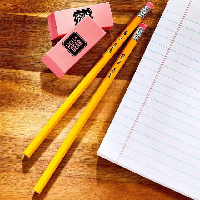 Alt view image 5 of 5 - Pen+Gear #2 HB Sharpened Wood Pencils, Yellow, 48 Count