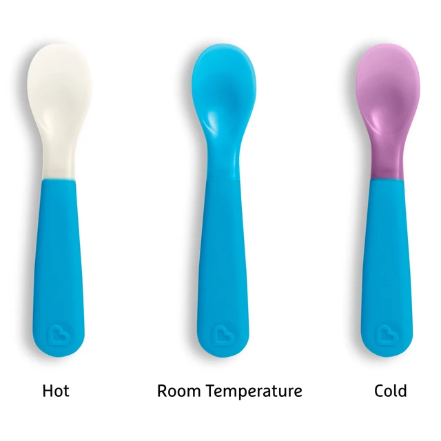 Alt view image 4 of 6 - Munchkin Color Reveal Color Changing Toddler Forks and Spoons, 6 Pack