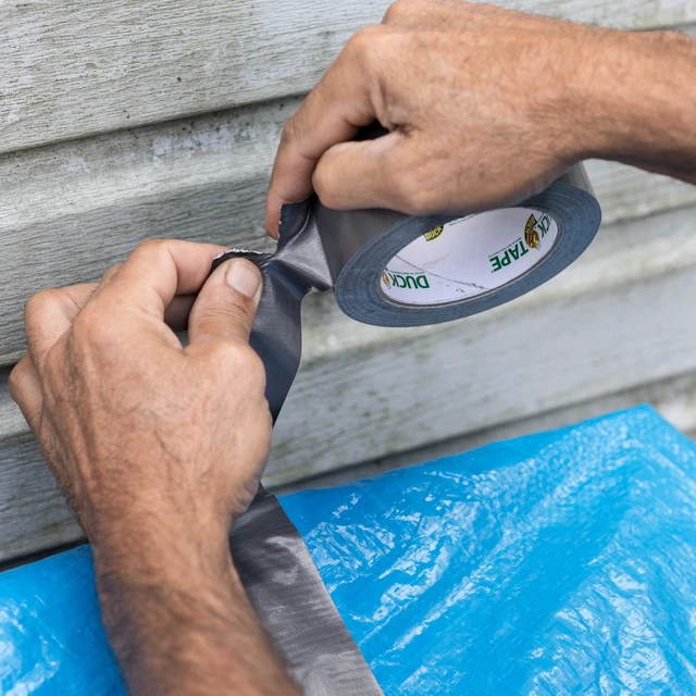 Alt view image 2 of 6 - Duck Max Strength Extreme Weather Duct Tape, 1.88in x 20yd, Silver