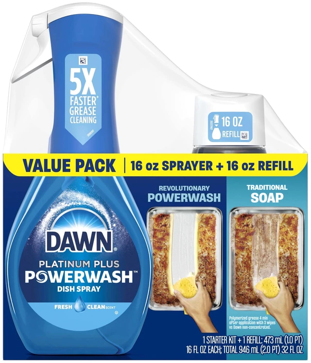 Main image of Dawn Platinum Powerwash Dish Spray Fresh Scent Bundle SK+RF