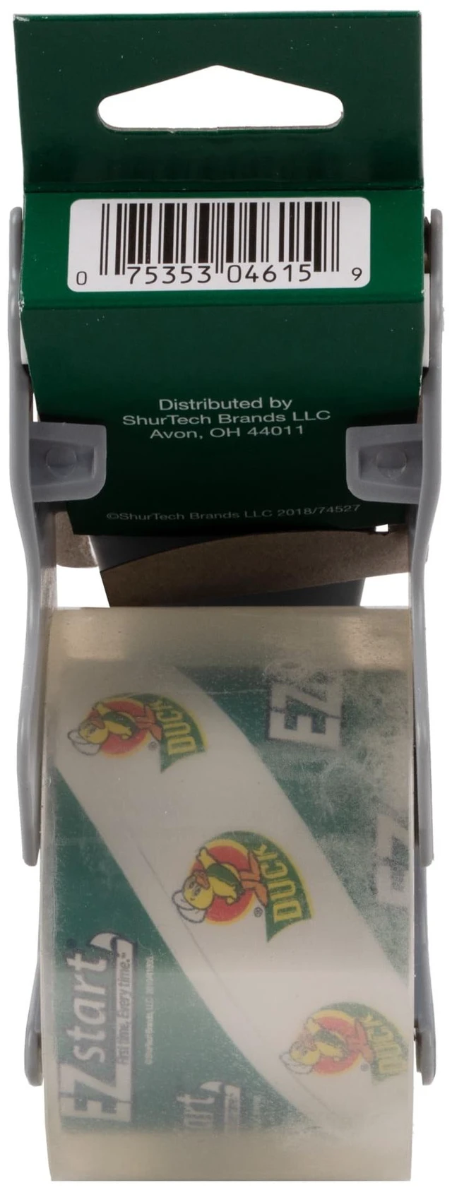 Alt view image 4 of 5 - Duck Brand EZ Start Packing Tape with Manual Dispenser, 2 Pack, Clear, 1.88 in x 50 yd