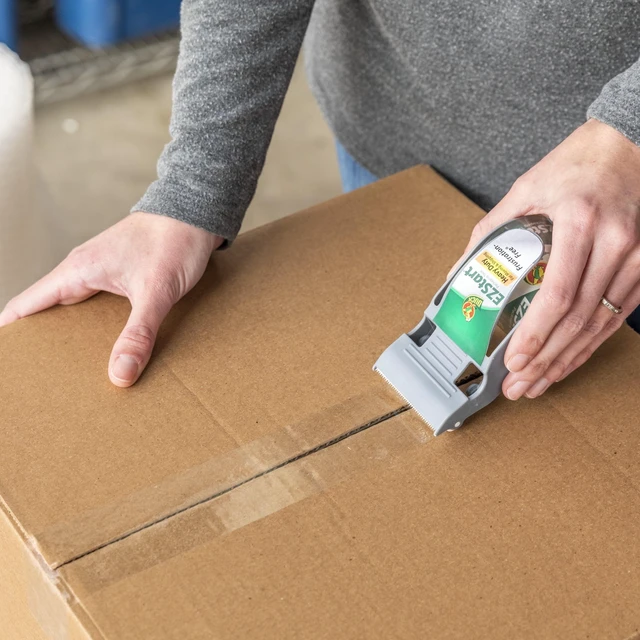Alt view image 3 of 5 - Duck Brand EZ Start 1.88IN x 55.5YD Packaging Tape with One Handed Dispenser