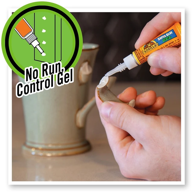 Alt view image 3 of 5 - Gorilla Super Glue Gel 2-3g Tubes