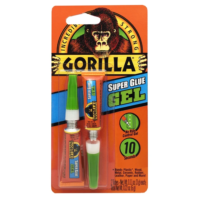 Alt view image 5 of 5 - Gorilla Super Glue Gel 2-3g Tubes