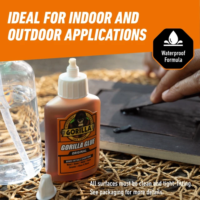 Alt view image 3 of 5 - Gorilla 50002 Original Glue 2oz Brown