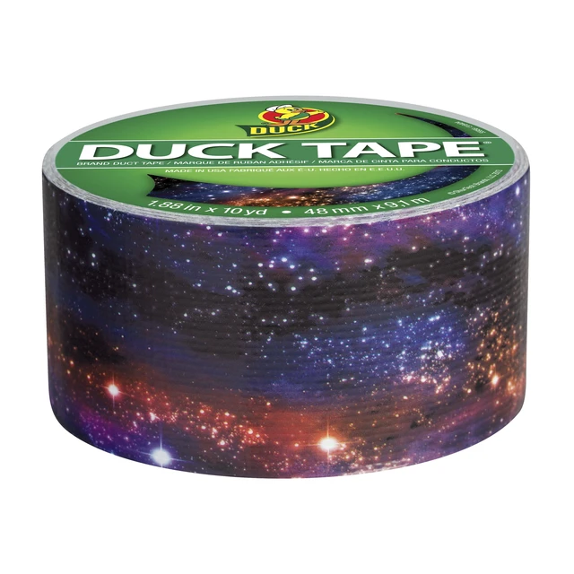 Alt view image 5 of 5 - Duck Tape Patterned, 1.88in x 10yds, Galaxy