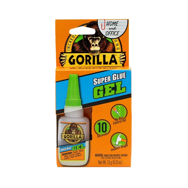 Alt view image 4 of 4 - Gorilla Glue Clear Super Glue Gel, 15 Grams, 1-5 Minutes Drying Time for Light Handling