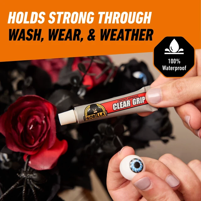 Alt view image 3 of 6 - Gorilla Clear Grip Contact Glue 5g Mini Tubes 4-Pack