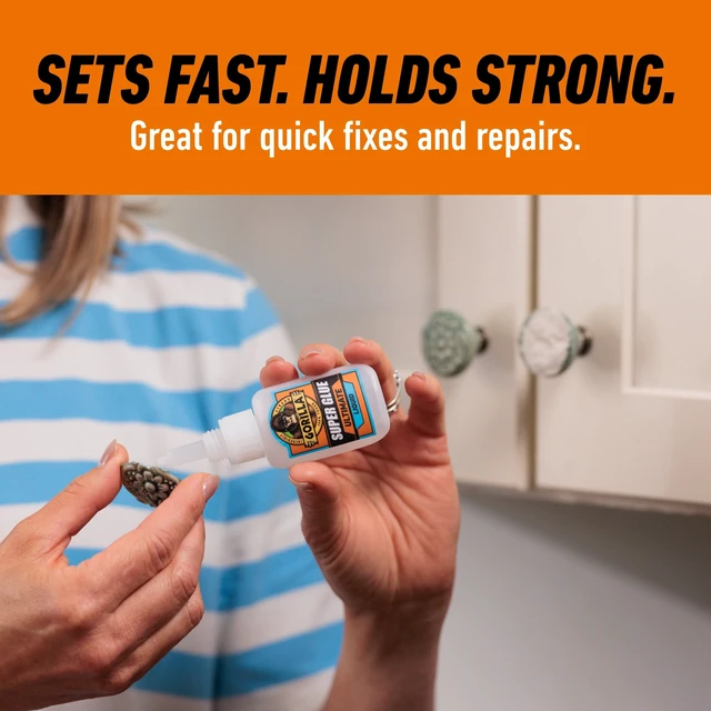 Alt view image 2 of 6 - Gorilla Super Glue Ultimate Liquid Clear 15g Bottle