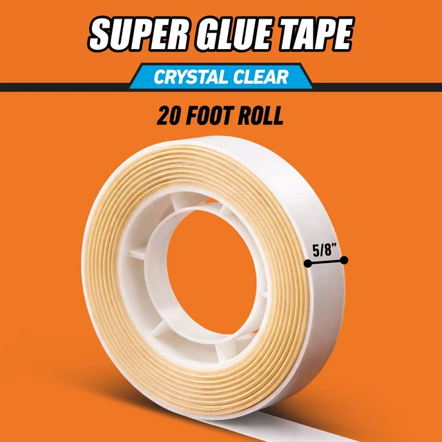 Alt view image 3 of 6 - Gorilla Glue Super Glue Tape 20-Foot Roll Off-White