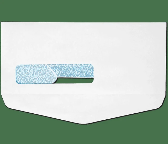 Main image of LUXPaper #10 Window Bottom Flap Envelopes, 4 1/8 x 9 1/2, White, 50/Pack