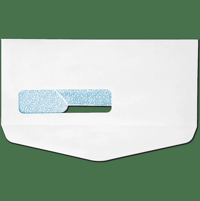 Alt view image 2 of 2 - LUXPaper #10 Window Bottom Flap Envelopes, 4 1/8 x 9 1/2, White, 50/Pack