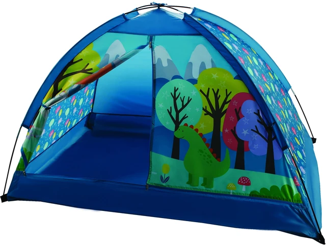 Alt view image 6 of 6 - Crckt Kids Polyester Indoor Camping Play Tent with Majestic Design Print, 60"L x 36"W x 36"H