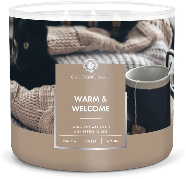 Main image of Goose Creek 3-Wick Warm & Welcome Scented Jar Candle, 14.5 Oz