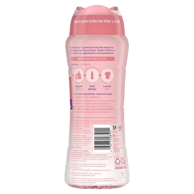 Alt view image 2 of 6 - Dreft Blissfuls Laundry Scent Booster Beads Baby Fresh 18.2OZ