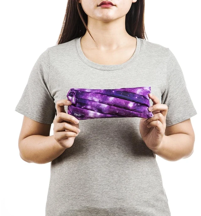 Alt view image 4 of 5 - ZIPIT Colorz Purple Pencil Case for College and Office