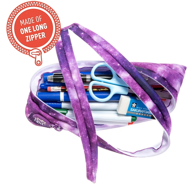 Alt view image 2 of 5 - ZIPIT Colorz Purple Pencil Case for College and Office