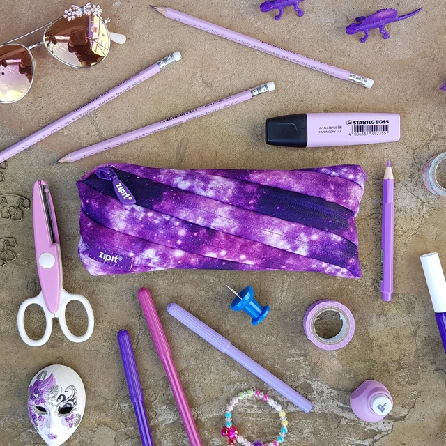 Alt view image 5 of 5 - ZIPIT Colorz Purple Pencil Case for College and Office