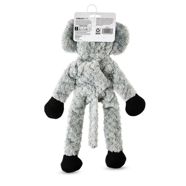 Alt view image 3 of 6 - Vibrant Life Cozy Buddy Rope Elephant Dog Toy, Chew Level 1
