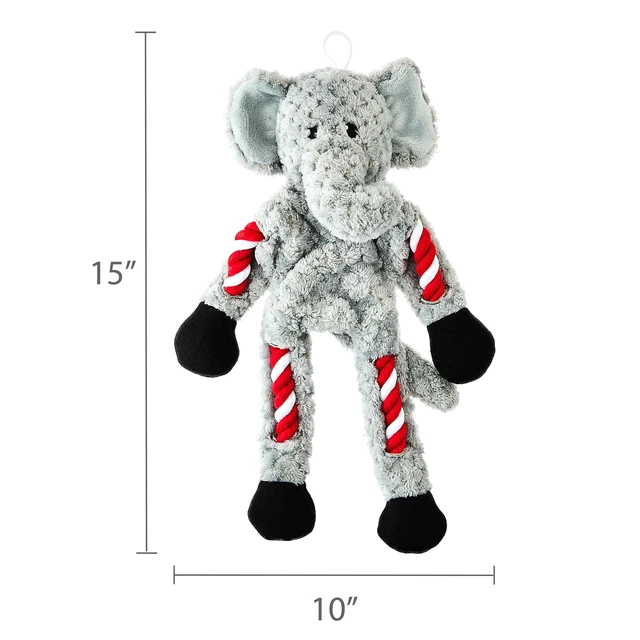 Alt view image 2 of 6 - Vibrant Life Cozy Buddy Rope Elephant Dog Toy, Chew Level 1
