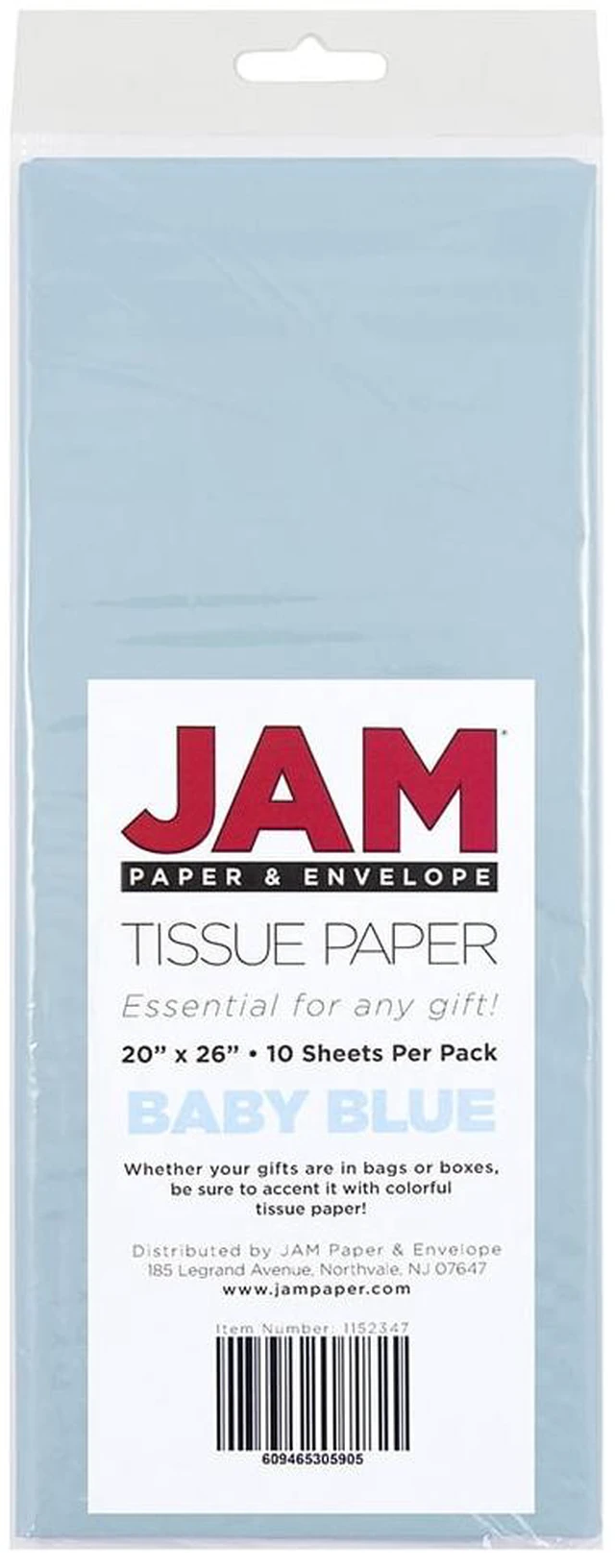 Main image of JAM Paper Baby Blue Gift Wrap Tissues, 20 Count