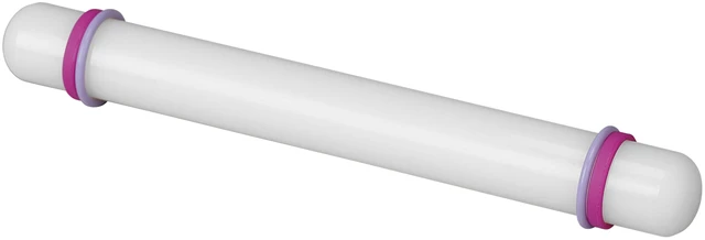 Main image of Wilton Fondant Rolling Pin with Guide Rings, 1.22x9Inches