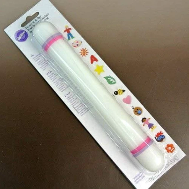 Alt view image 4 of 5 - Wilton Fondant Rolling Pin with Guide Rings, 1.22x9Inches