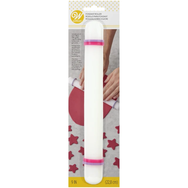 Alt view image 2 of 5 - Wilton Fondant Rolling Pin with Guide Rings, 1.22x9Inches