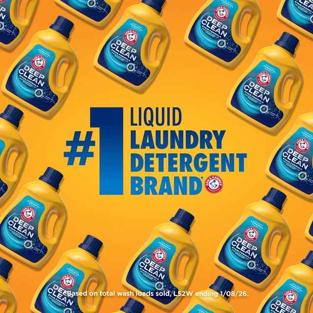 Alt view image 3 of 5 - ARM & HAMMER Plus OxiClean Max Force Deep Clean Stain Detergent Sparkling Clean 75 Fl Oz