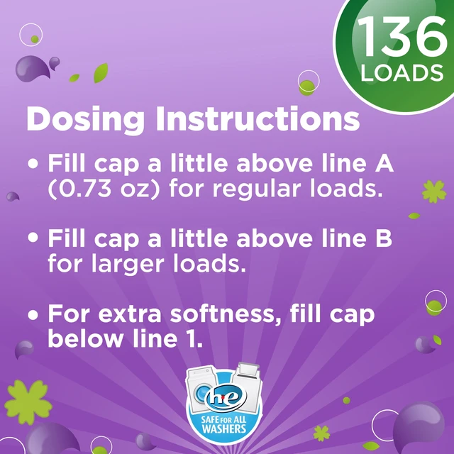Alt view image 5 of 6 - 100FLOZ, 136Loads Great Value Ultimate Fresh Fabric Softener, Blooming Lavender
