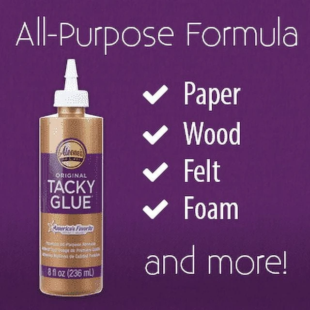 Alt view image 6 of 6 - Aleene's Original Tacky Glue 16 fl oz, Premium All-Purpose Adhesive, White, Dries Clear