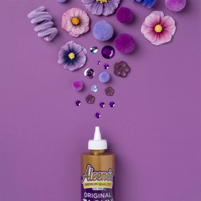 Alt view image 3 of 6 - Aleene's Original Tacky Glue 16 fl oz, Premium All-Purpose Adhesive, White, Dries Clear