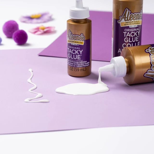 Alt view image 2 of 6 - Aleene's Original Tacky Glue 16 fl oz, Premium All-Purpose Adhesive, White, Dries Clear