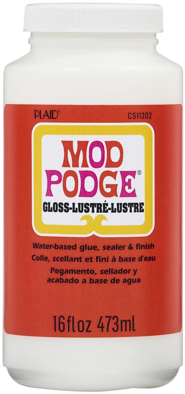 Main image of Mod Podge Gloss Waterbase Sealer, Glue, and Finish, 16fl oz