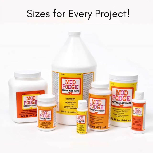Alt view image 3 of 5 - Mod Podge Gloss Waterbase Sealer, Glue, and Finish, 16fl oz