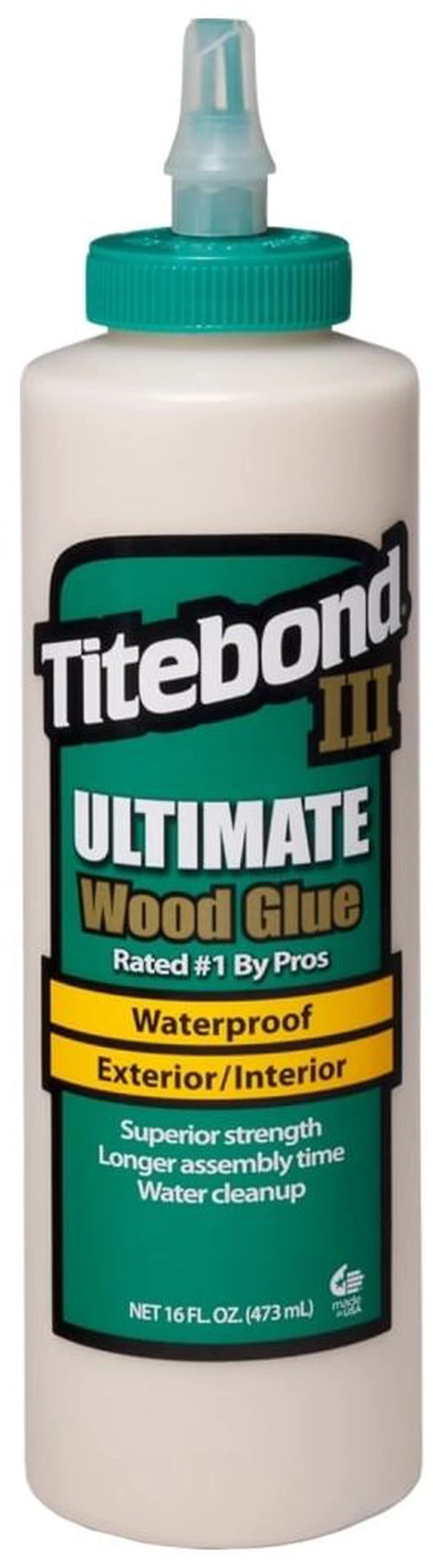 Main image of Titebond III 1414 Ultimate Wood Glue, 16 oz, Tan