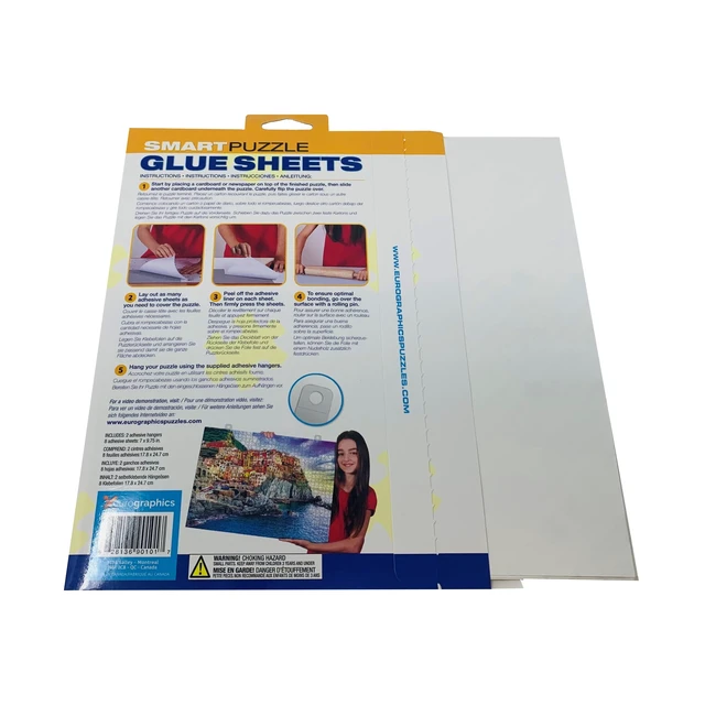 Alt view image 5 of 6 - Eurographics Individual Puzzle Glue Sheets, 8 Sheets