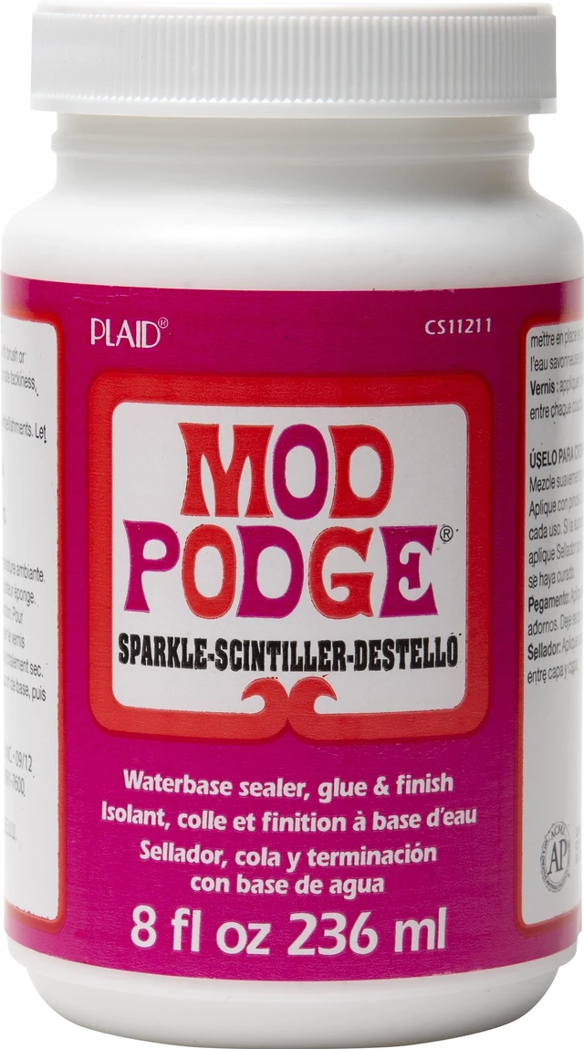 Main image of Mod Podge Sparkle Liquid Sealer, Glue, and Finish, 8fl oz
