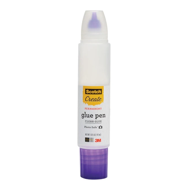 Alt view image 3 of 5 - Scotch Scrapbook Glue with 2-Way Applicator, Clear, 1.6oz, 1 Each