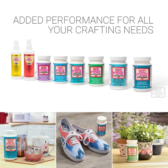 Alt view image 2 of 5 - Mod Podge Dishwasher Safe Sealer, Glue & Finish, Gloss, Clear, 8fl oz