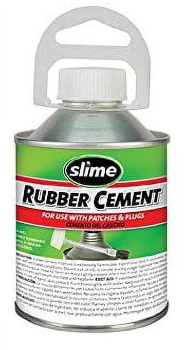 Main image of Slime 1050 Rubber Cement with No-Mess Brush Applicator, 8oz