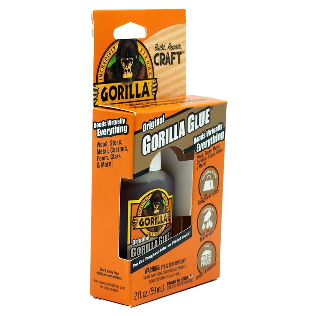 Alt view image 3 of 5 - Gorilla Glue Original Brown Polyurethane Glue, 2oz Bottle